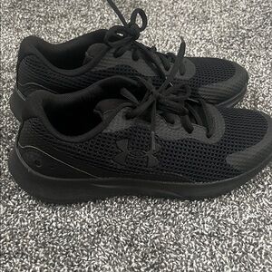 Under Armour Black Mesh Sneakers
